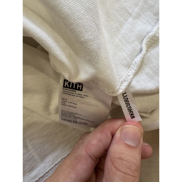 Kith Mens S White Short Sleeve Crew Neck Cotton T-Shirt Windshield Streetwear - Picture 7 of 7
